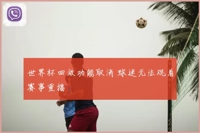 世界杯回放功能取消 球迷无法观看赛事重播