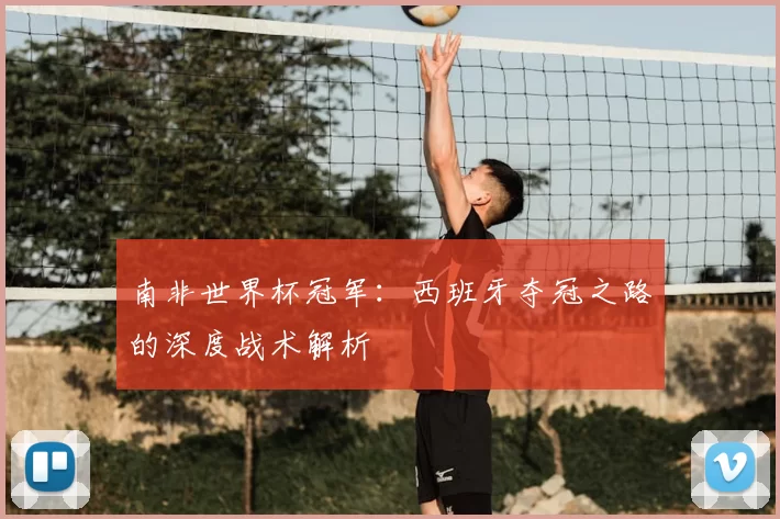 南非世界杯冠军:西班牙夺冠之路的深度战术解析