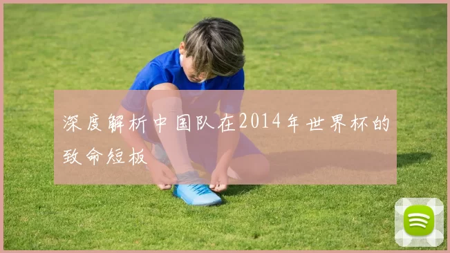 深度解析中国队在2014年世界杯的致命短板